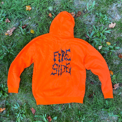 Cemetery Drip Pullover - Safety Orange - FIREXSIDE 