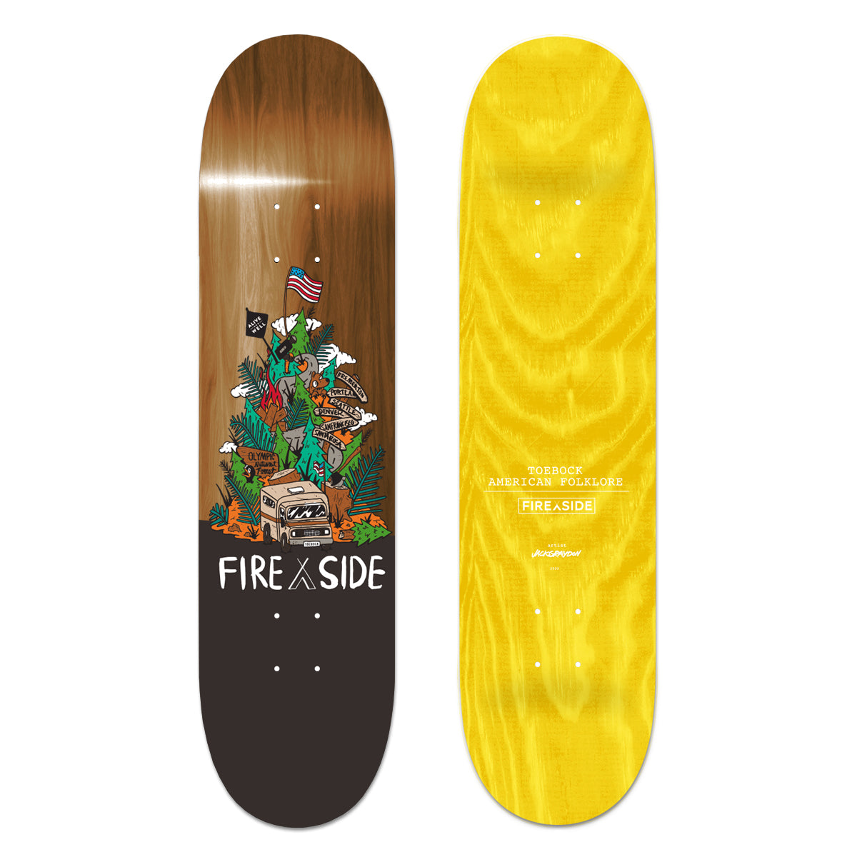 American Folklore Deck - 8.5" - FIREXSIDE 